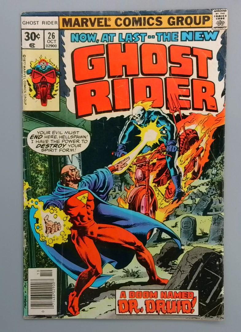 Ghost Rider #26, A Doom Named Dr. Druid, Marvel Comics Group, 1977