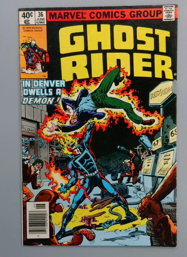 Ghost Rider #36, VF In Denver Dwells a Demon!, Marvel Comics, 1979