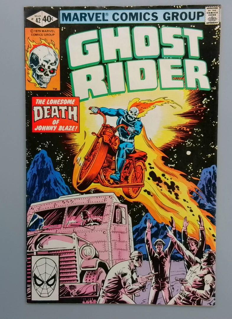 Ghost Rider #42, The Lonesome Death of Johnny Blaze, Marvel Comics Group, 1979