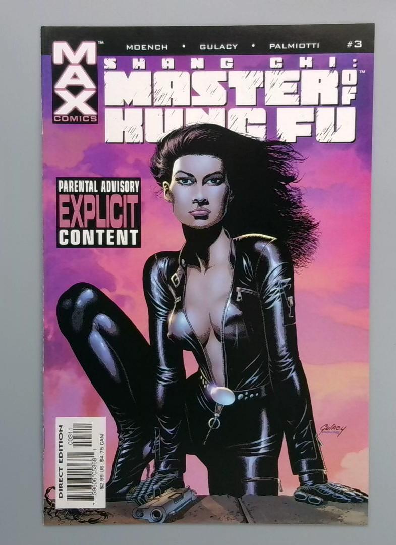 Shang-Chi: Master of Kung Fu #3, NM Parental Advisory, Max Comics, 2002