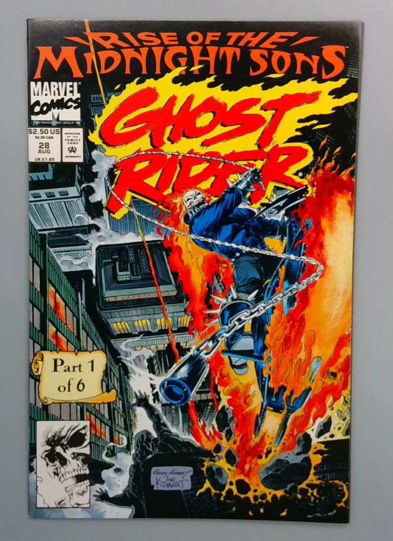 Ghost Rider #28, NM with Poster, Marvel Comics, 1992