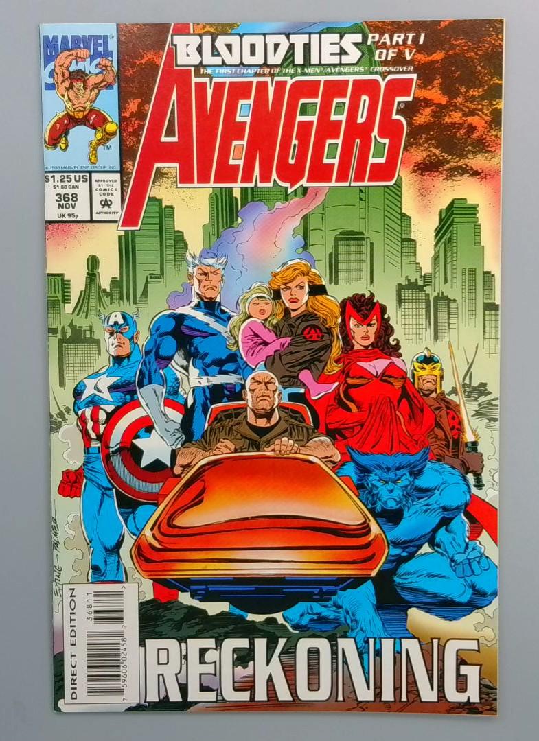 Avengers #368, NM Bloodties Part 1, Marvel Comics, 1993