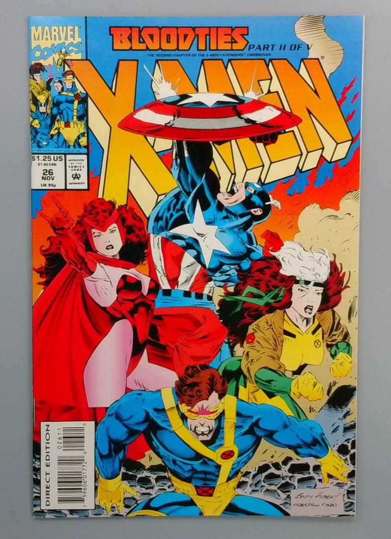 X-Men #26, NM Bloodies Part II, Marvel Comics, 1991