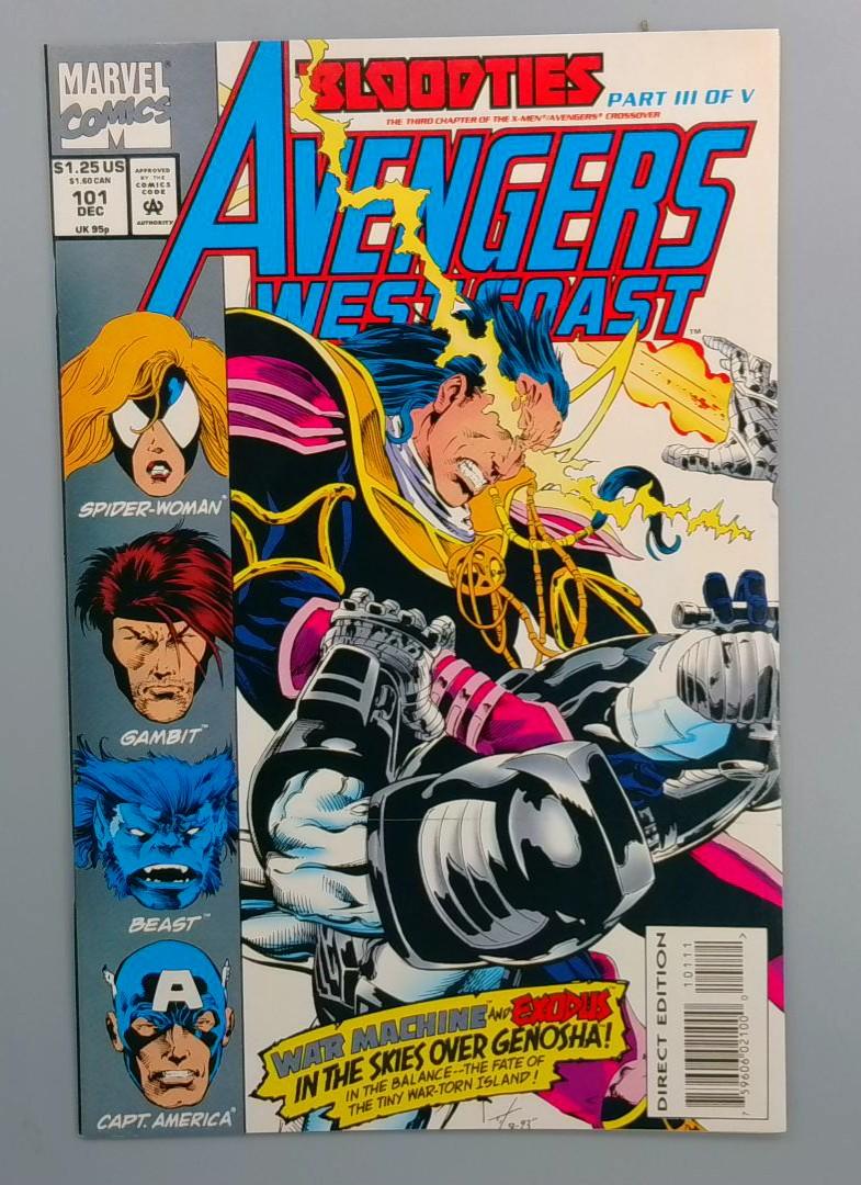 Avengers West Coast #101, NM Bloodies Part III of V, Marvel Comics, 1993