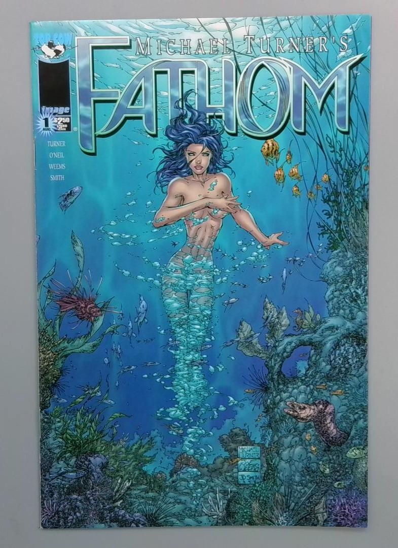 Fathom #1, VF/NM Michael Turner's, Image Comics, 1998