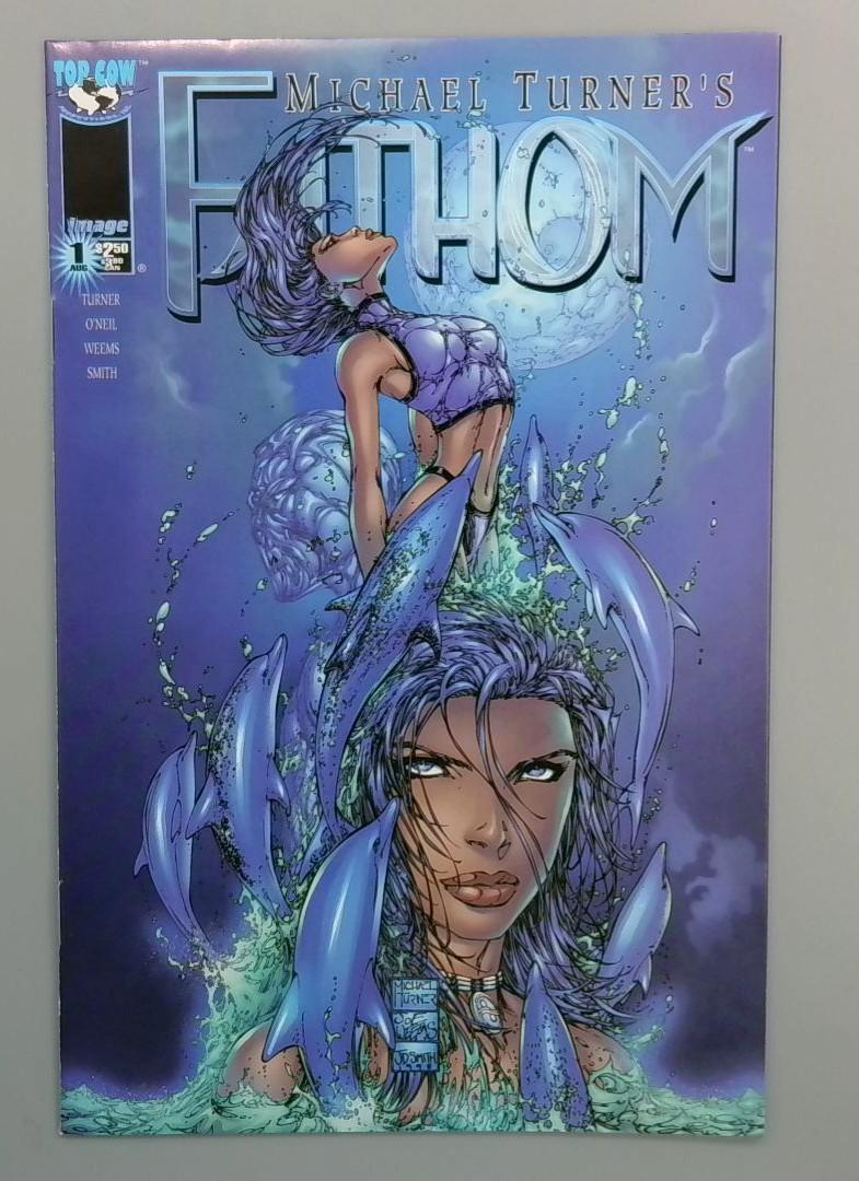 Fathom #1, NM- Michael Turner's, Top Cow, 1998
