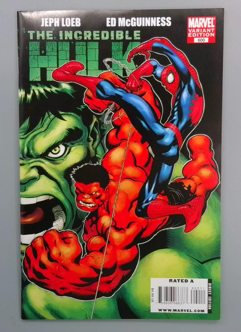 Incredible Hulk #600, NM Variant Edition, Marvel Comics, 2009