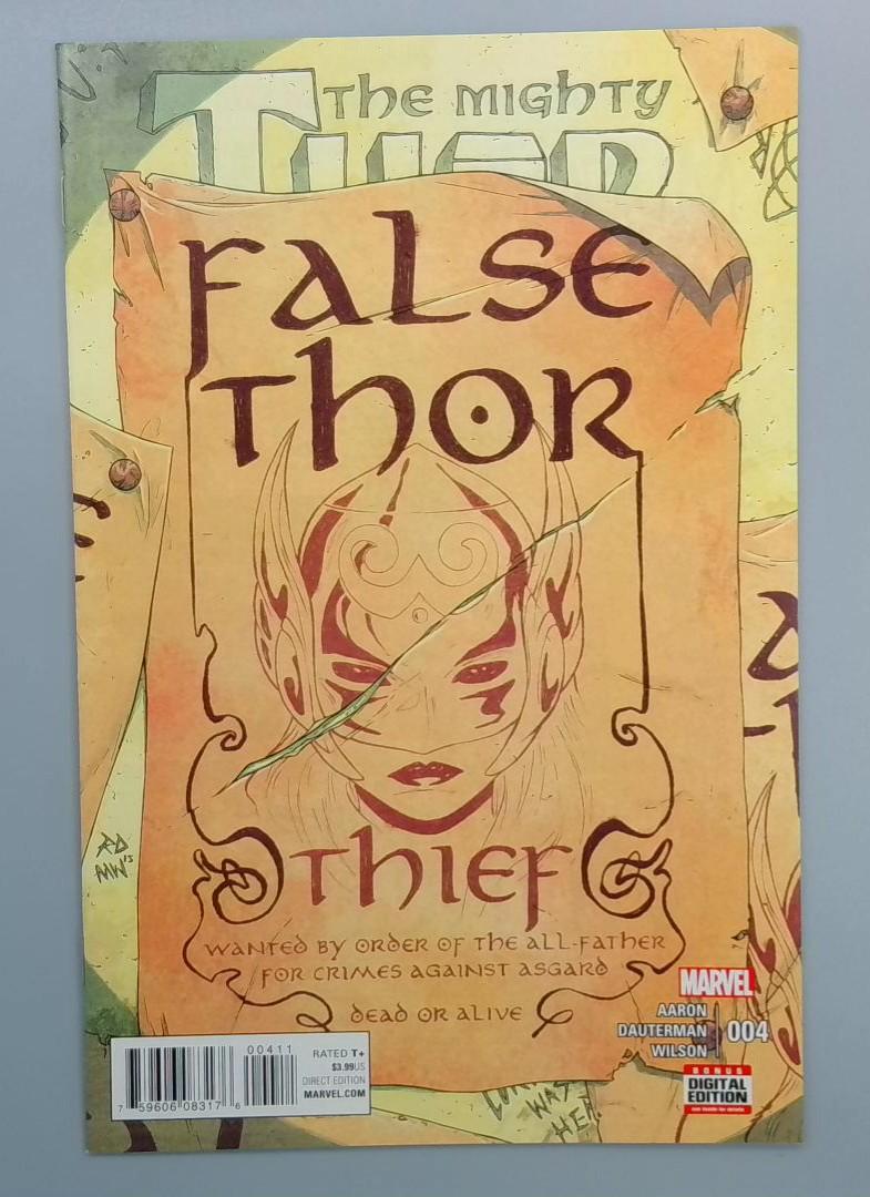 Mighty Thor #4, NM False Thor Thief Variant, Marvel, 2014
