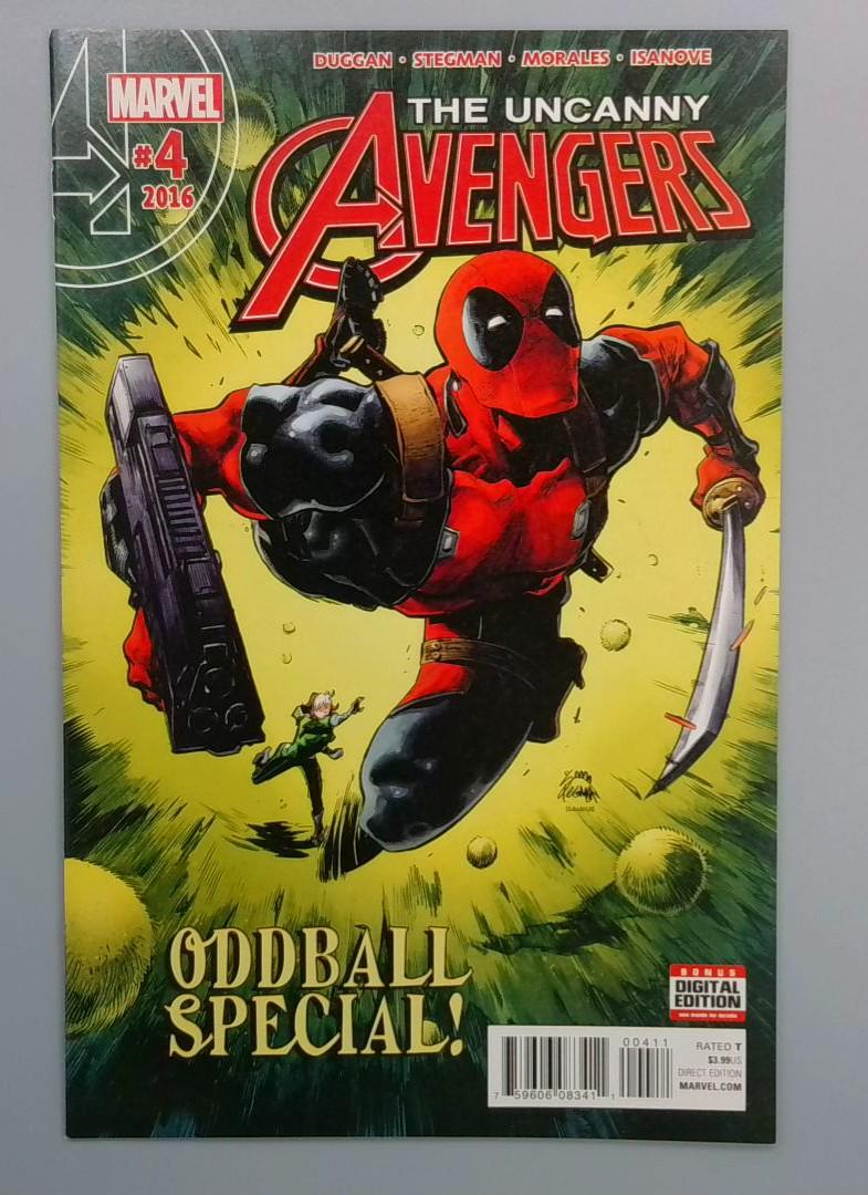Uncanny Avengers #4, NM Deadpool!, Marvel, 2016