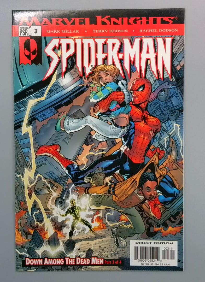 Spider-Man #3, NM Down Among The Dead Men Part 3 of 4, Marvel Knights, 2004