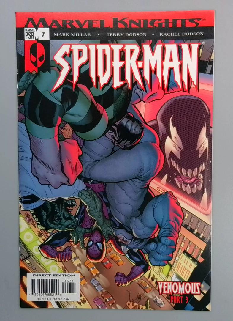 Spider-Man #7, NM Venomous Part 3, Marvel Knights, 2002