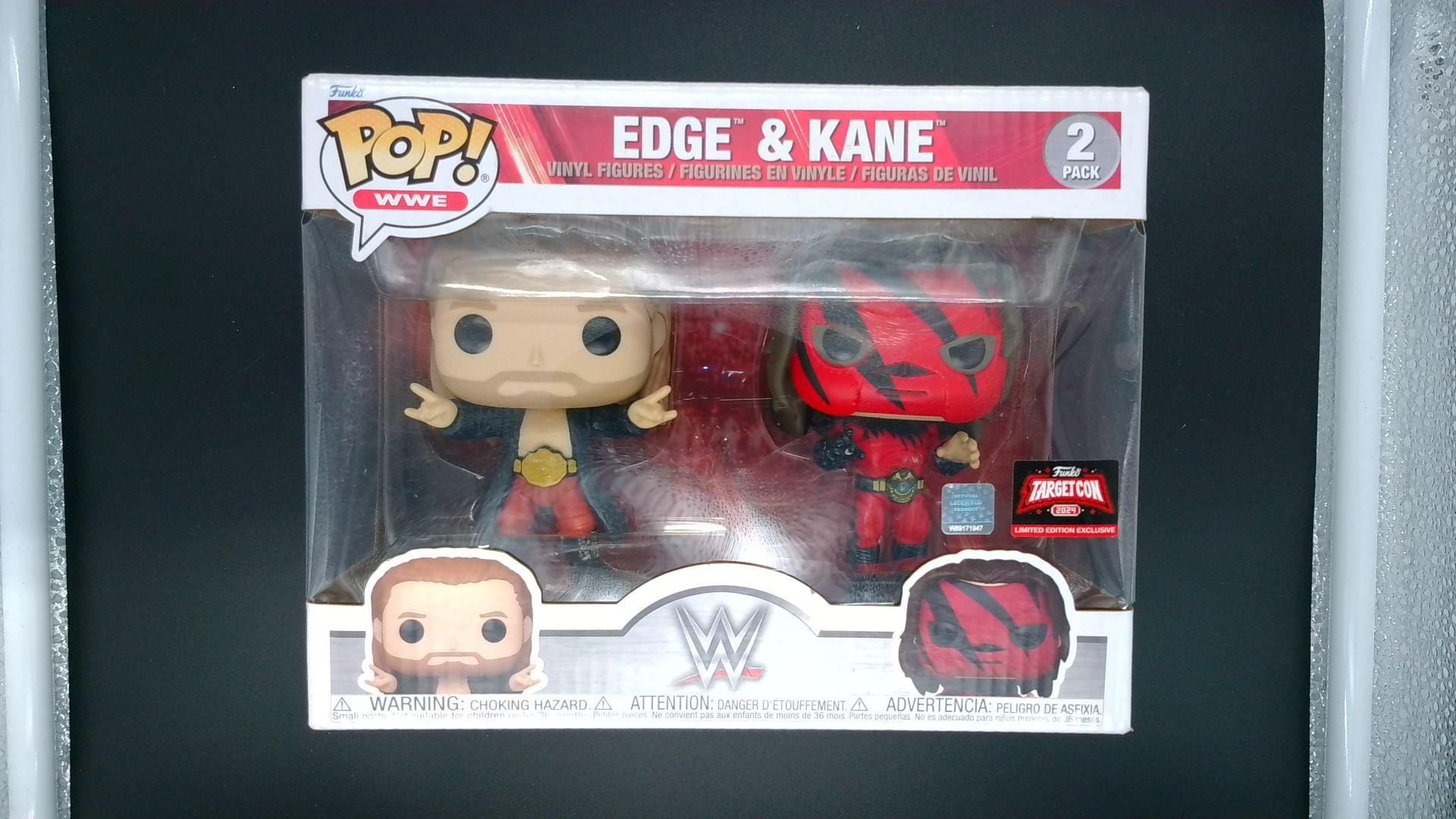 Funko Pop! Edge & Kane #2 WWE, 2-Pack Target Con Excl.