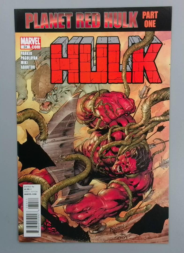 Hulk #34, NM Planet Red Hulk Part One, Marvel, 2011