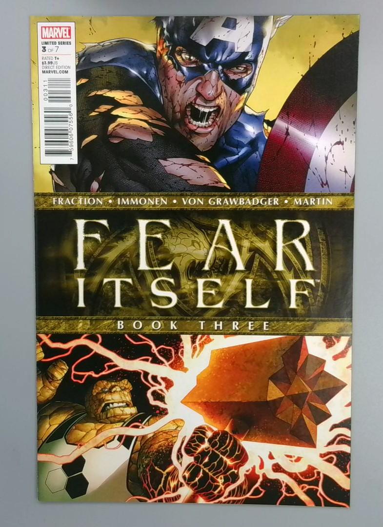 Fear Itself #3, NM Marvel Comics, 2011