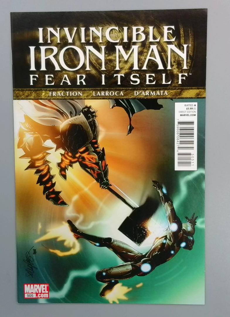 Invincible Iron Man #505, NM Fear Itself, Marvel, 2011