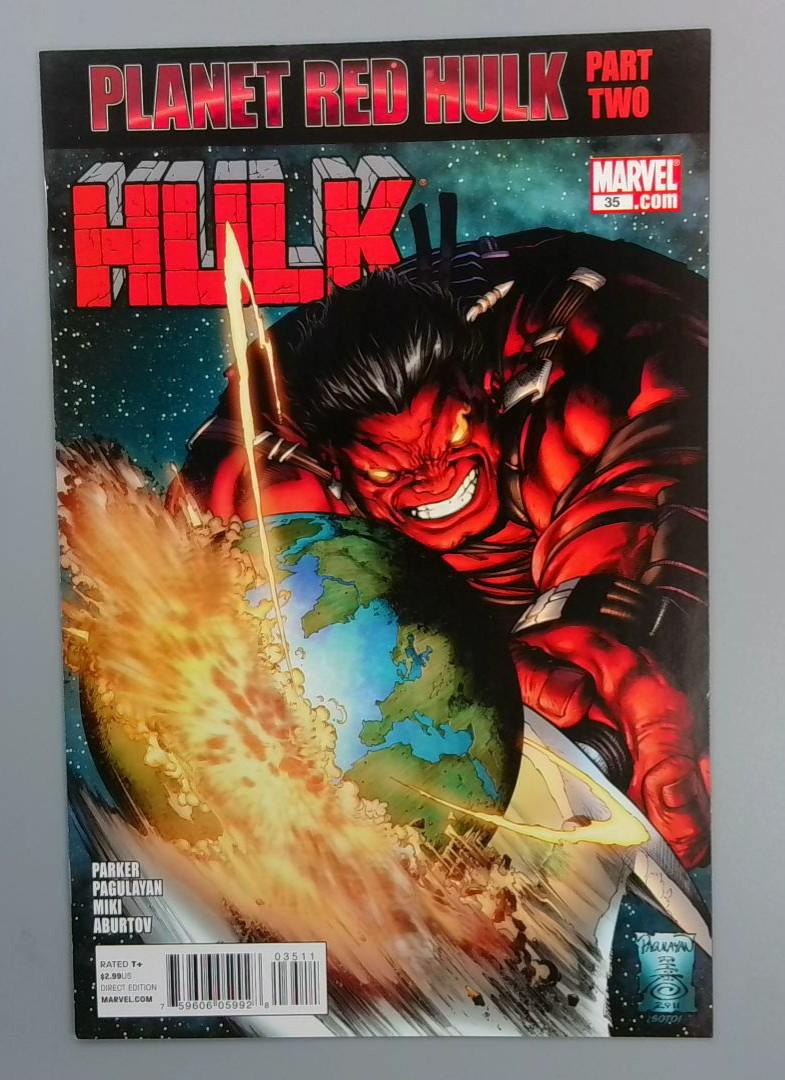 Hulk #35, NM Planet Red Hulk Part Two, Marvel, 2011