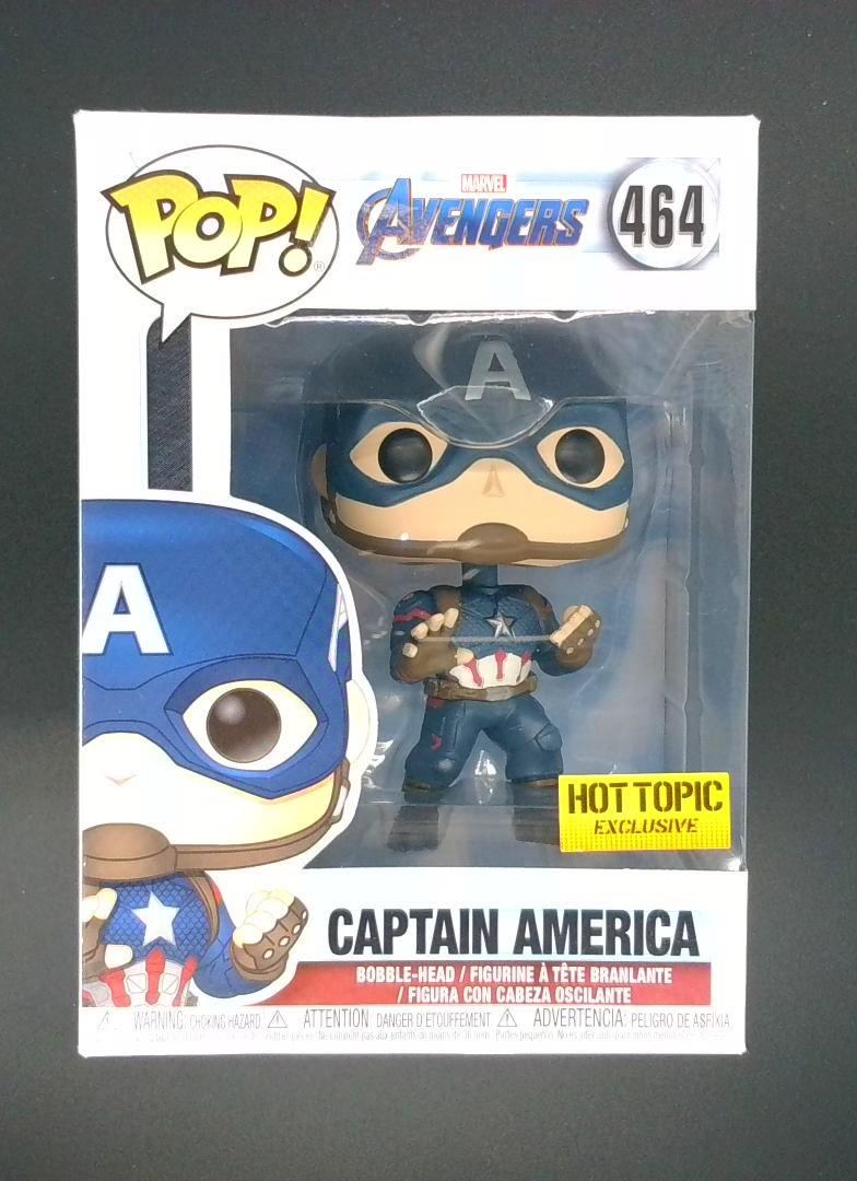 Funko Pop! Captain America #464, Avengers, Hot Topic Excl.