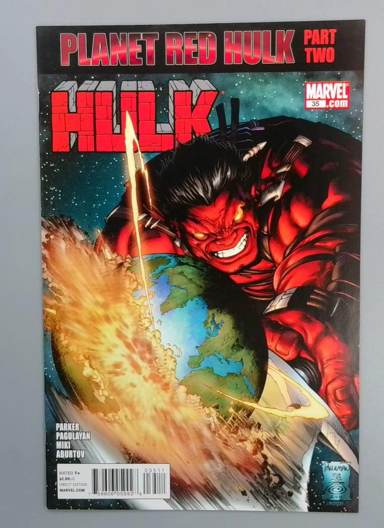Hulk #35, NM Planet Red Hulk Part Two, Marvel, 2011