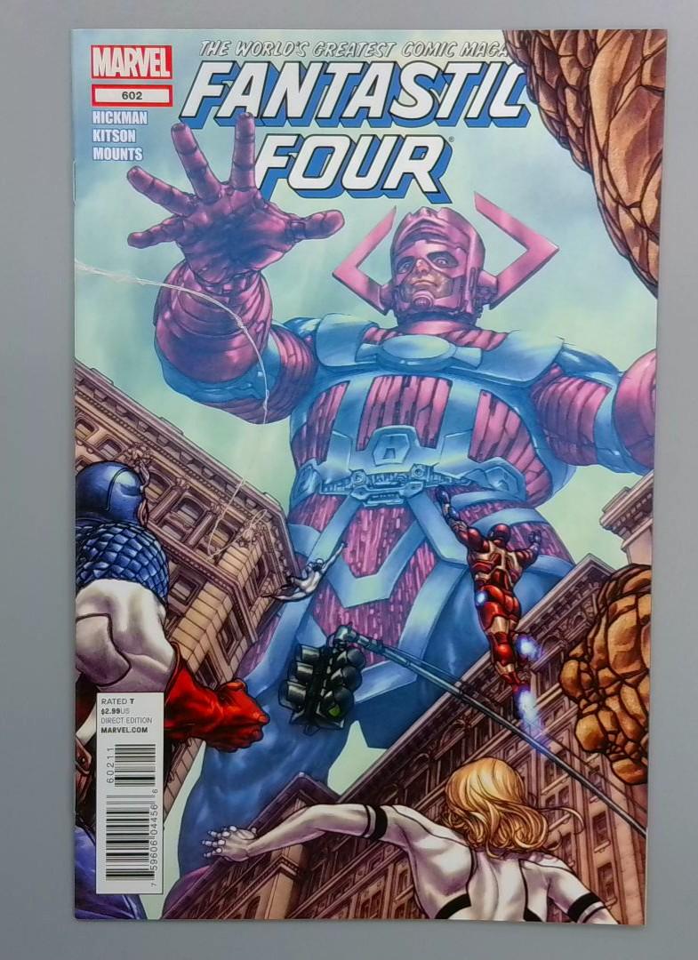 Fantastic Four #602, NM Galactus Marvel Comics, 2012