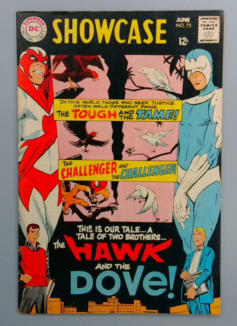 Showcase #75, 1st Hawk and the Dove, (Top Staple Detatched) DC Comics, June 1968