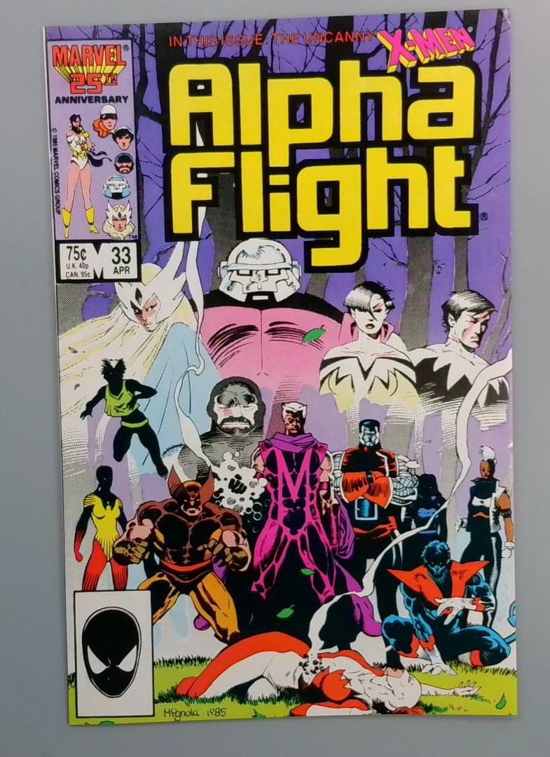 Alpha Flight #33, NM- 1st Lady Deathstrike Marvel Comics, 1986 JR1