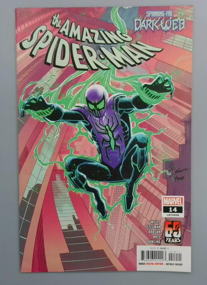 Amazing Spider-Man #14, VF+ 1st Hallows Eve, Marvel, 2023 JR1