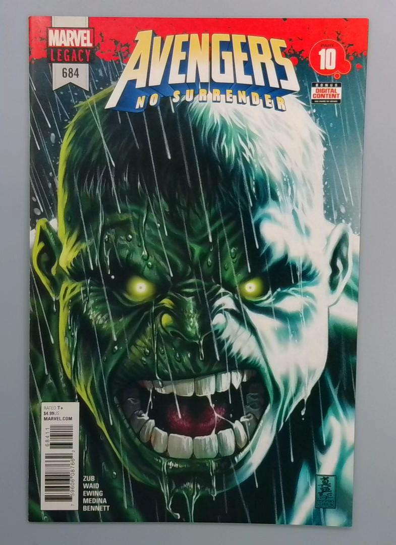 Avengers #684, NM 1st Immortal Hulk, Marvel, 2018 JR1