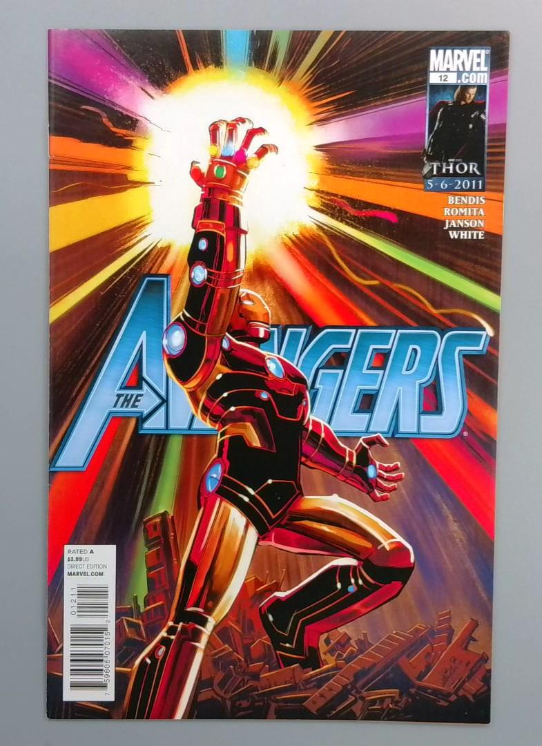 Avengers #12, NM 1st Time Orn Man Wields Infinity Guantlet Marvel JR1