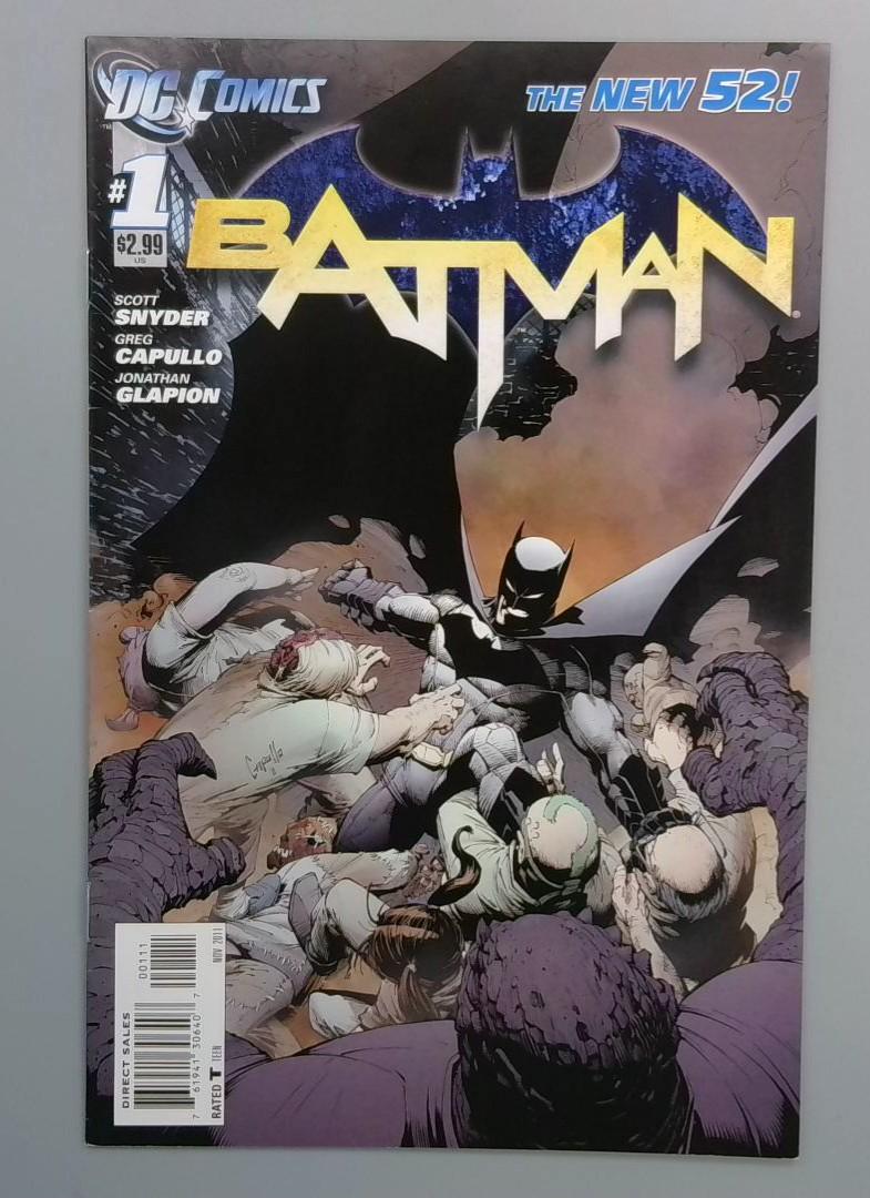 Batman #1, NM 1st Print The New 52!, DC Comics, 2011 JR1