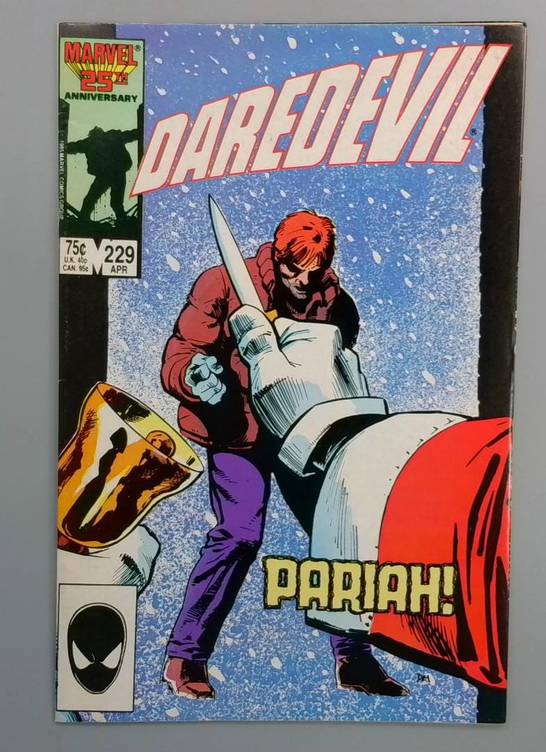 Daredevil #229, VF+ 1st Sister Maggie, Marvel Comics, 1986 JR1