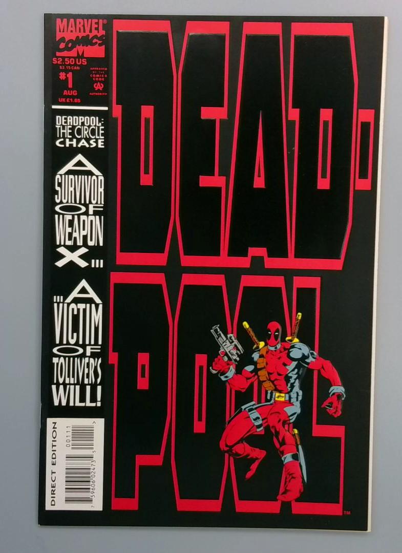 Deadpool #1, NM Deadpool: The Circle Chase, Marvel Comics, 1993 JR1