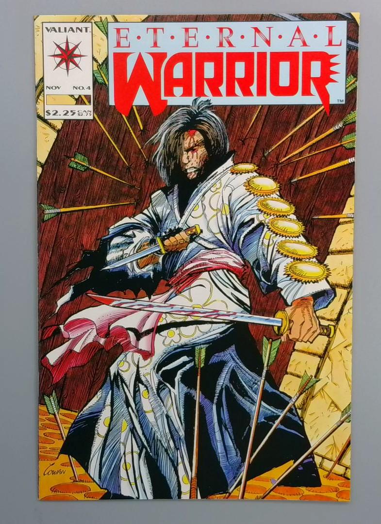 Eternal Warrior #4, NM- 1st Bloodshot Valiant, November 1992 JR1