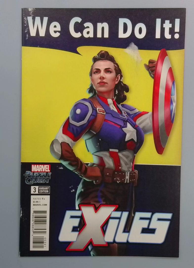 Exiles #3, NM Game Stop Variant 1st Captain Carter, Marvel Comics, 2019 JR1