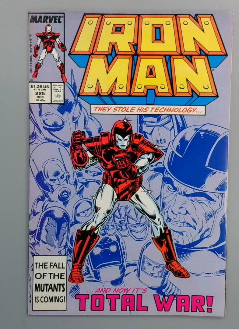 Iron Man #228, "The Fall of the Mutants", Marvel, 1988  JR1
