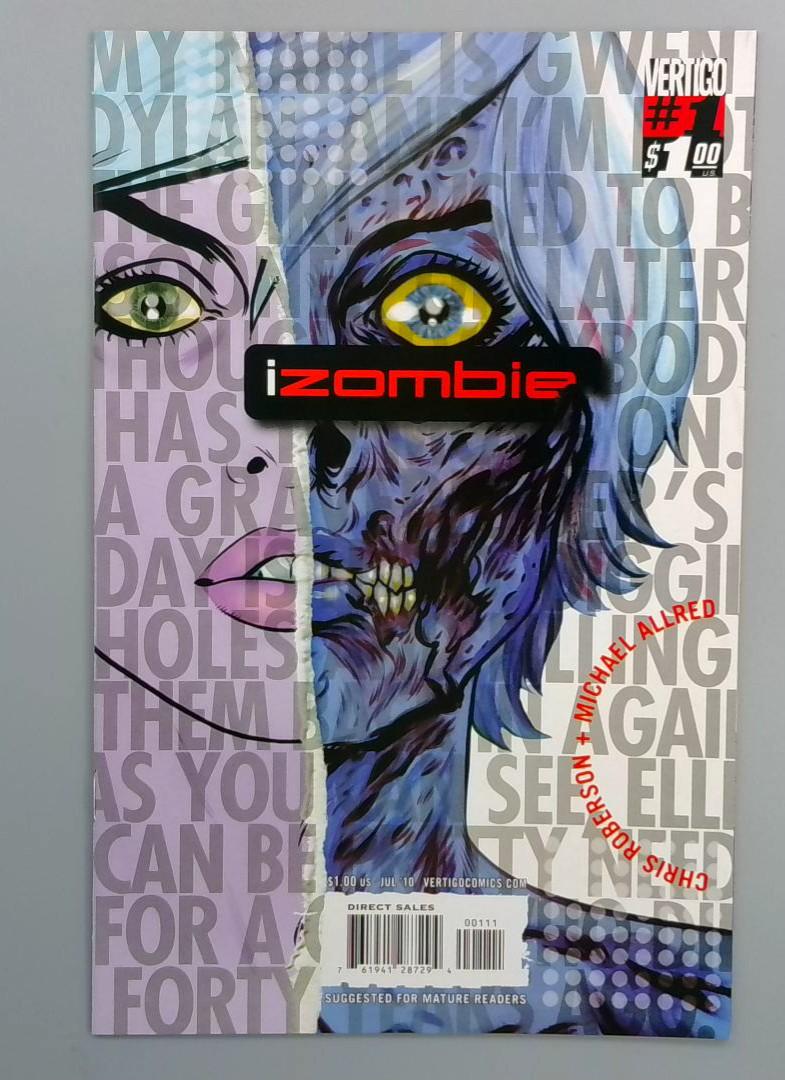 iZombie #1, NM Vertigo Comics, 2010  JR1