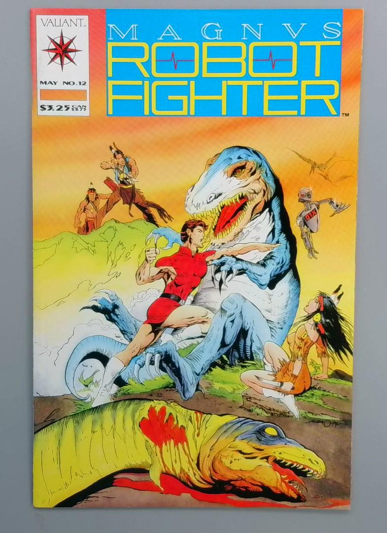 Magnus Robot Fighter #12, NM 1st Turok, Valiant, May 1992  JR1