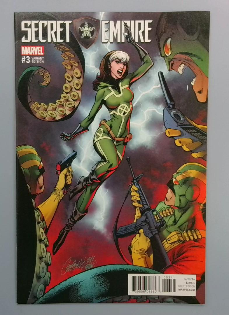 Secret Empire #3, NM- J Scott Campbell Rogue Variant Marvel 2017  JR1