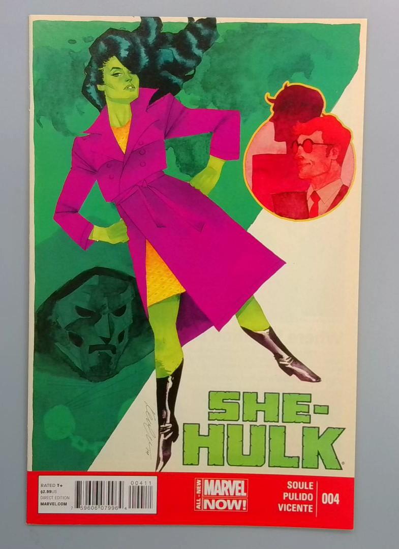 She-Hulk #4,  NM 1st Daredevil/She-Hulk Meeting Marvel Comics, 2014  JR1