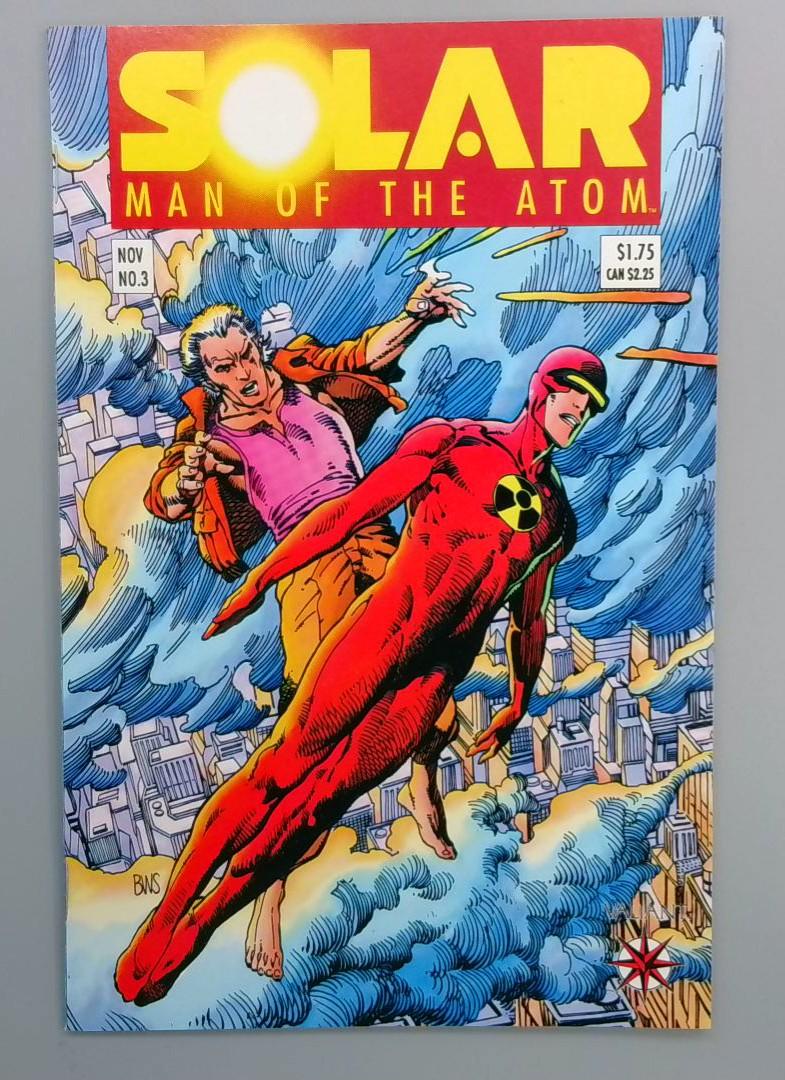 Solar, Man of the Atom #3, NM 1st Harada Valiant Comics, 1991  JR1