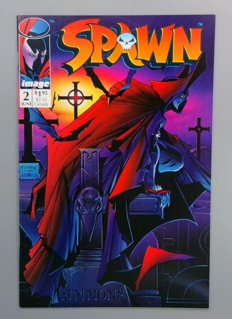 Spawn #2, NM- Image Comics, June 1992  JR1