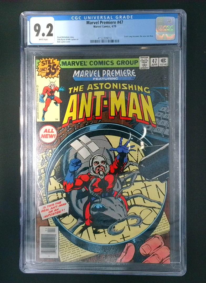 Marvel Premiere #47, 1st Ant-Man,  Scott Lang CGC 9.2 Marvel Comics, 1979  JR1