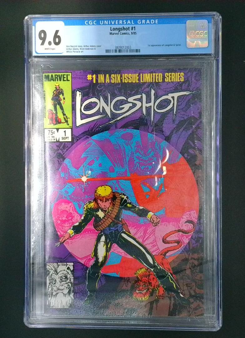 Longshot #1, CGC 9.6, 1st Longshot, Marvel Comics, 1985  JR1