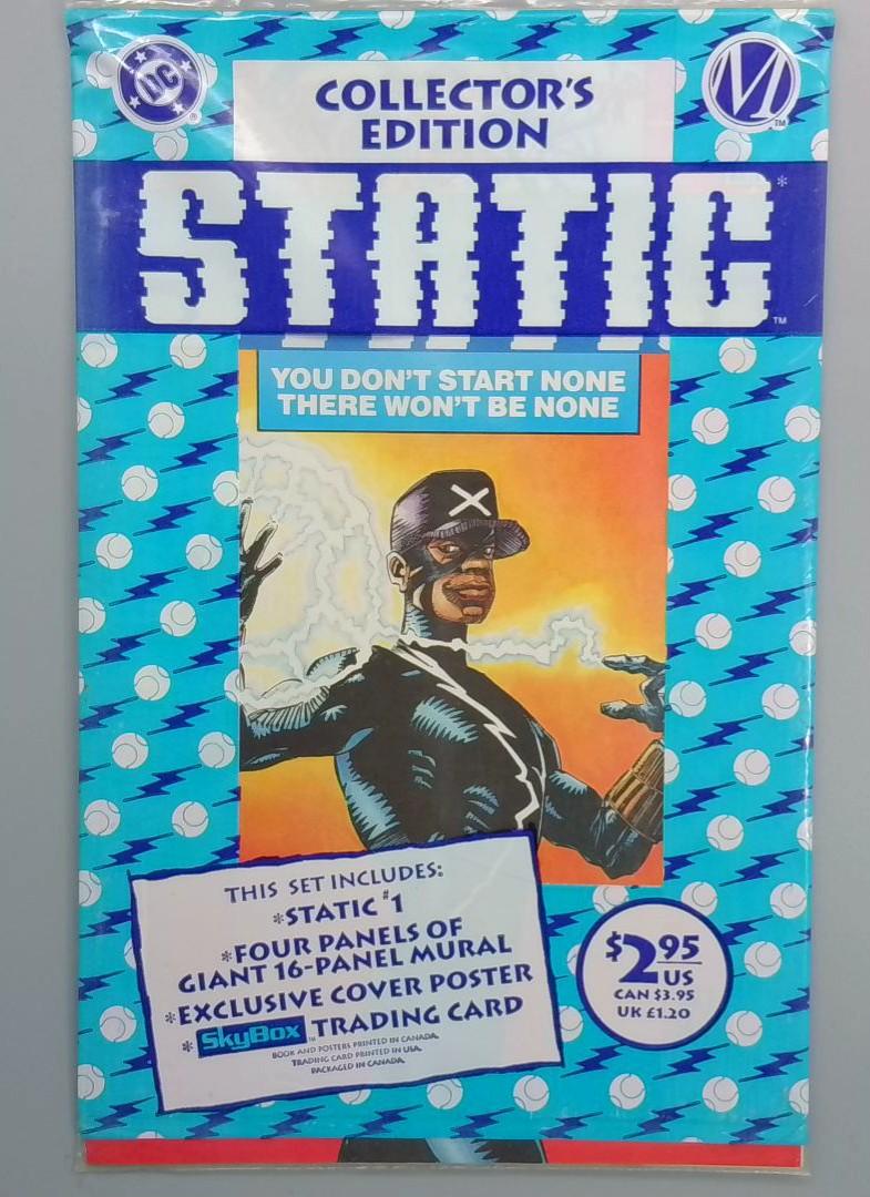 Static #1 NM - 1st Static Collector's Edition DC Comics - 1993 JR1