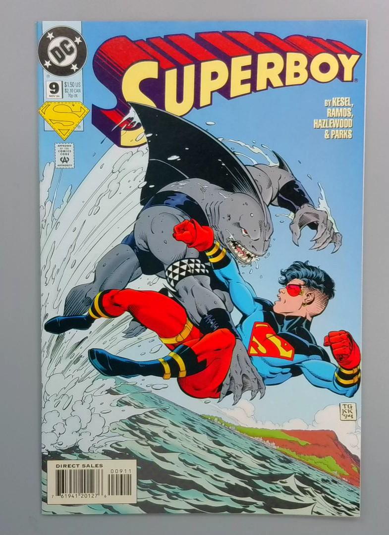 Superboy #9, 1st King Shark DC Comics, 1994 JR1