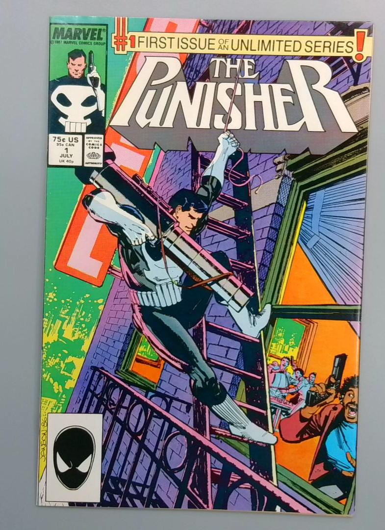 Punisher #1, VF First Issue of Unlimited Series, Marvel, 1987  JR1