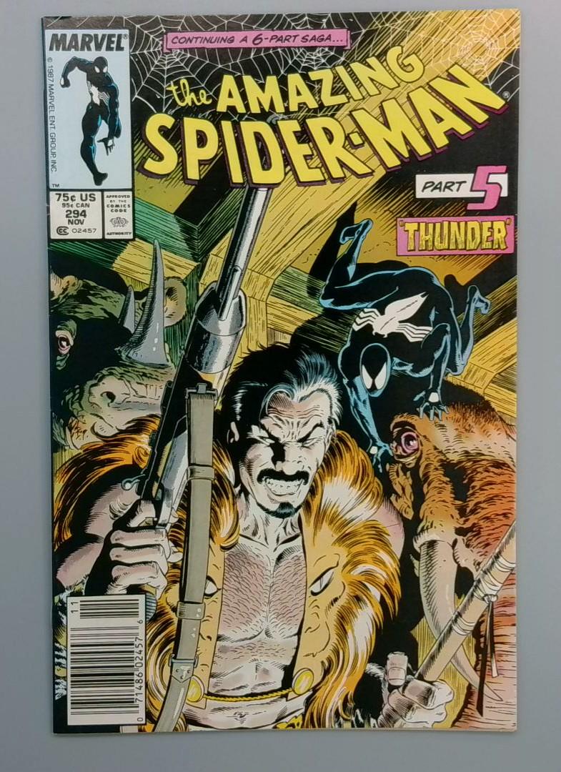 Amazing Spider-Man #294 VF+ Kraven's Last Hunt Newsstand Marvel, 1987  JR1