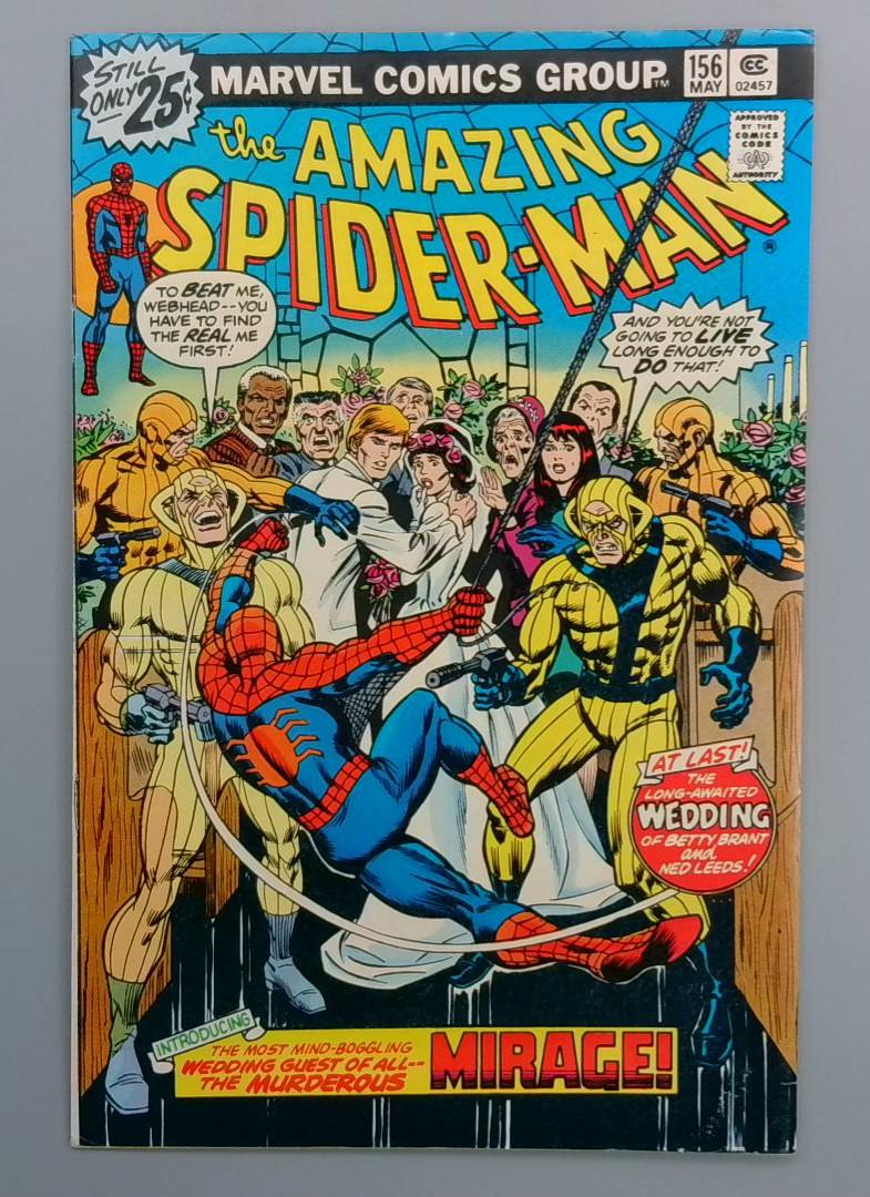 Amazing Spider-Man #156, VF 1st Mirage Marvel Comics, 1976 JR1