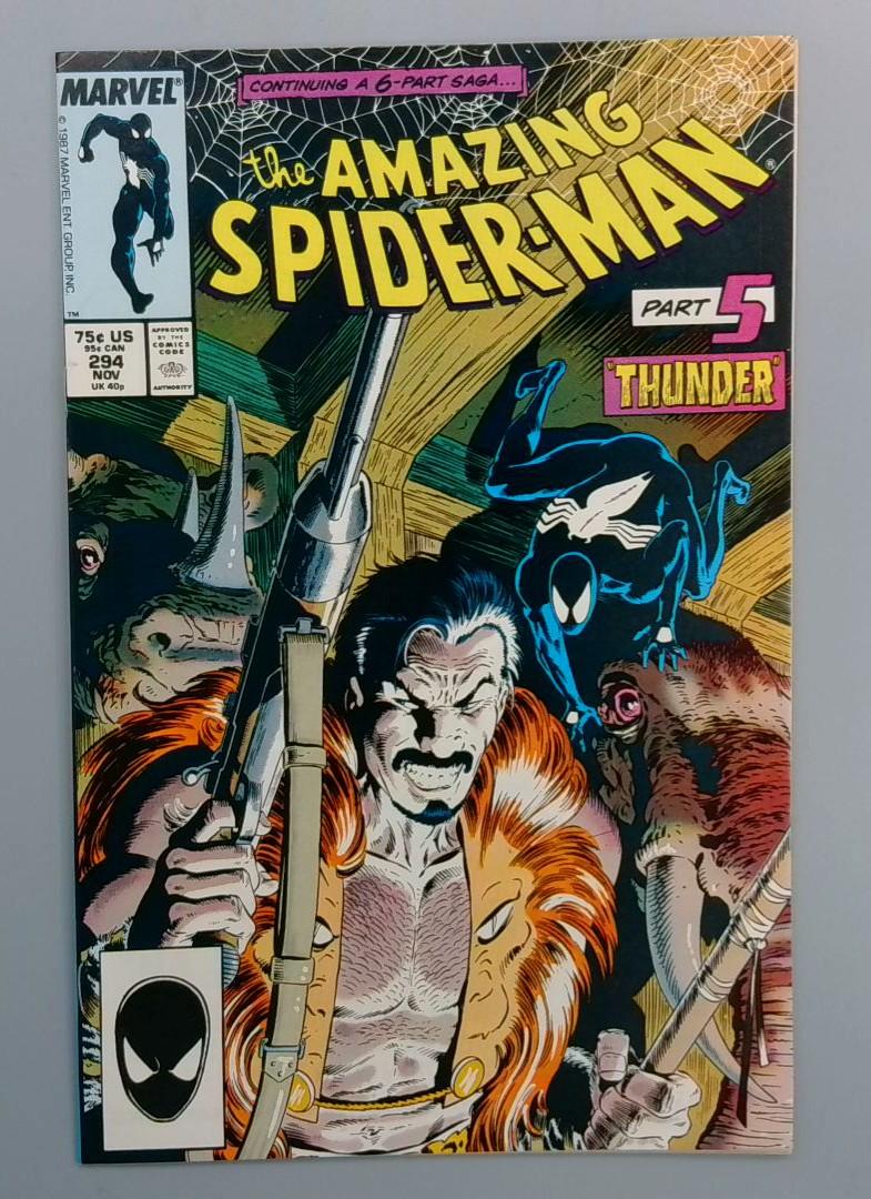 Amazing Spider-Man #294, VF/NM Part 5 "Thunder", Marvel Comics, 1987 JR1