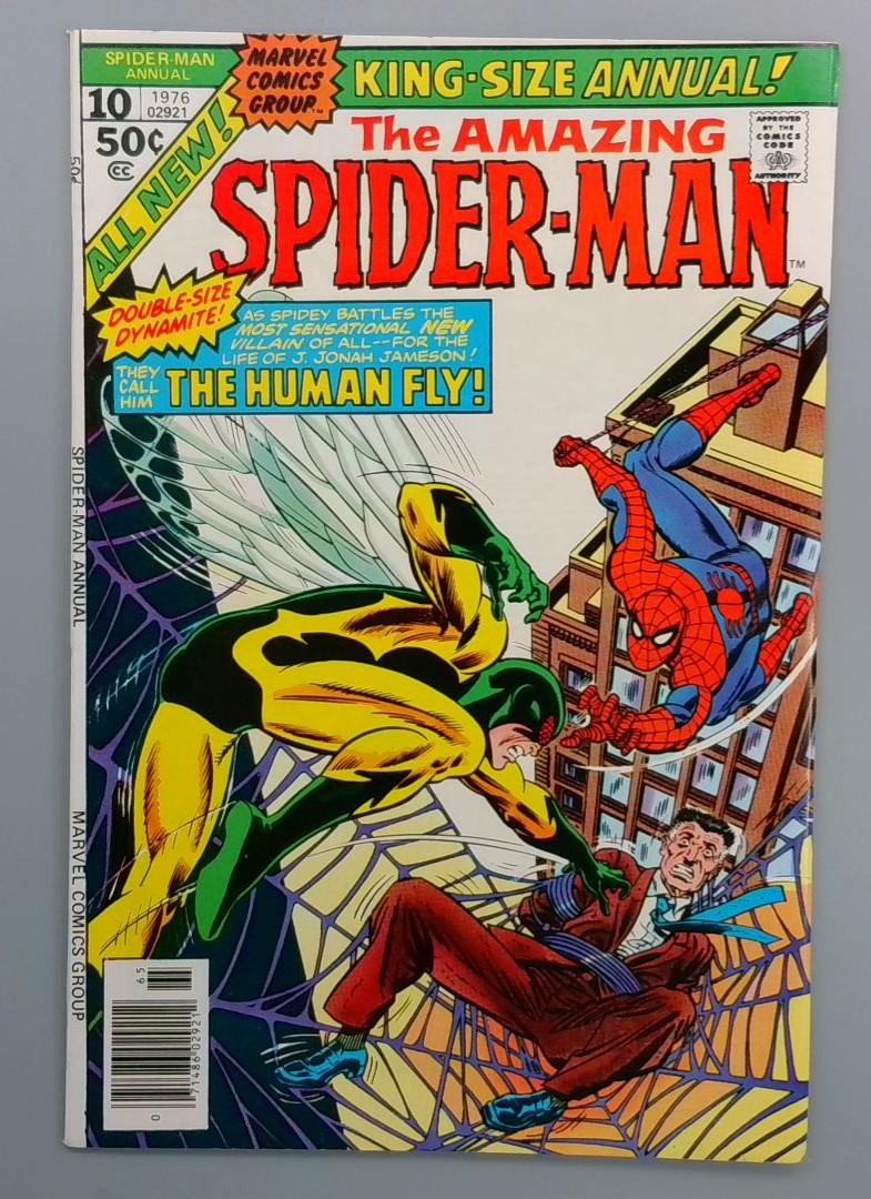 Amazing Spider-Man Annual #10, VF 1st Human Fly, Marvel Comics, 1976 JR1