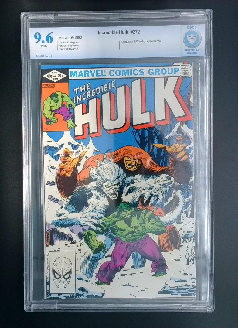 Incredible Hulk #272, CBCS 9.6 Marvel Comics, 1982 JR1